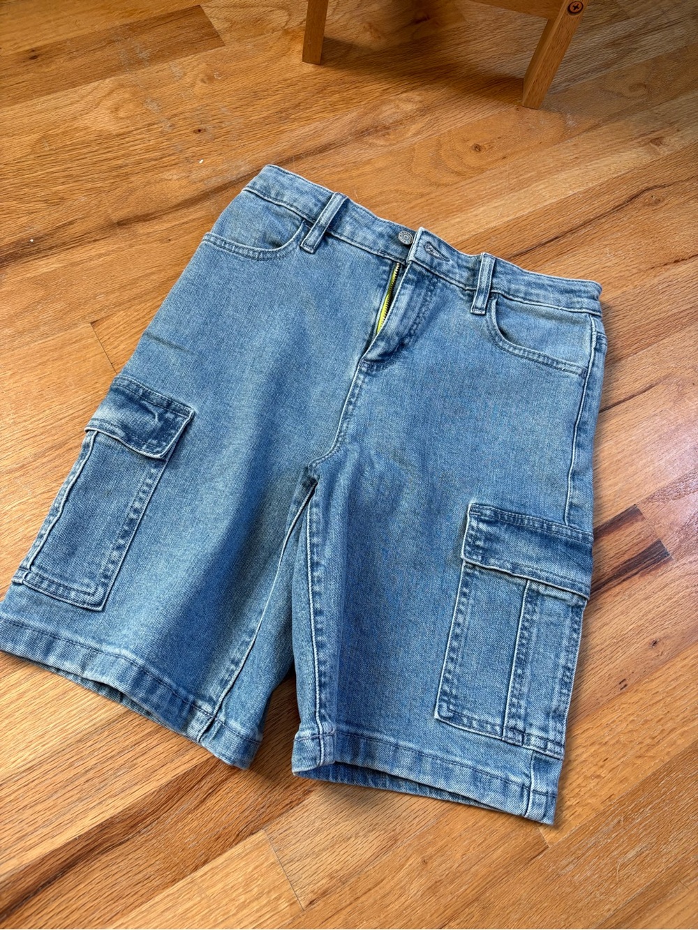 Epic Threads Light Blue Denim Cargo Shorts
